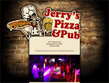 Tablet Screenshot of jerryspizza.com